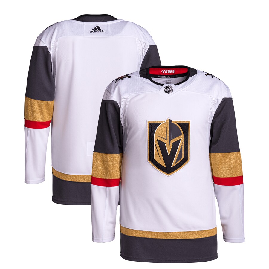 Men's Vegas Golden Knights  adidas White Away Primegreen Authentic Pro Jersey - Jersey