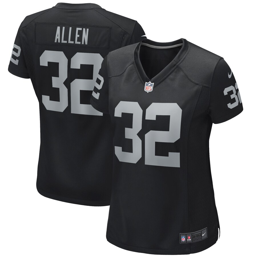 Women's Las Vegas Raiders Marcus Allen Nike Black Game Retired Player Jersey - Jersey