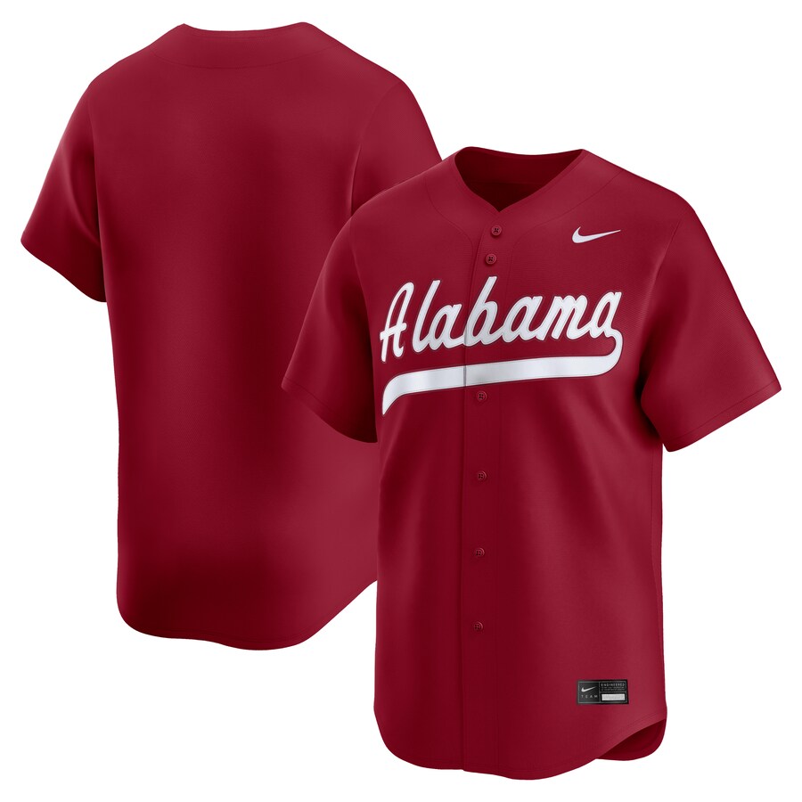 Men's Nike Crimson Alabama Crimson Tide College Limited Baseball Jersey - Jersey