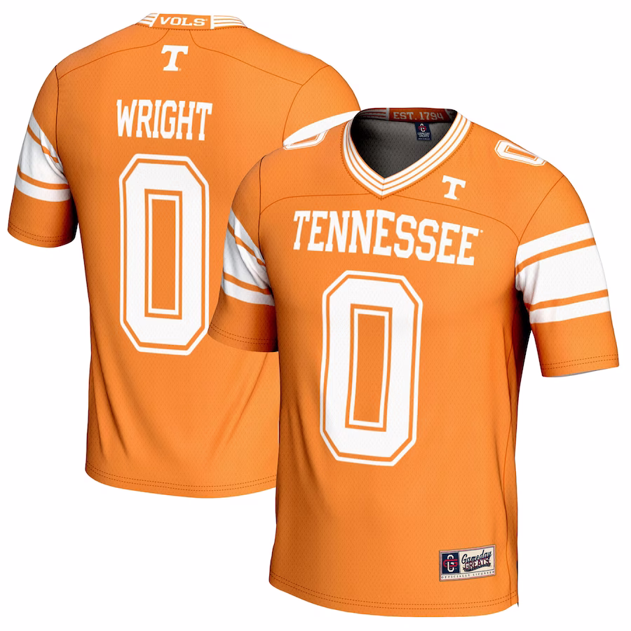 Jaylen Wright Tennessee Volunteers GameDay Greats Youth NIL Player Football Jersey - Tennessee Orange - Jersey