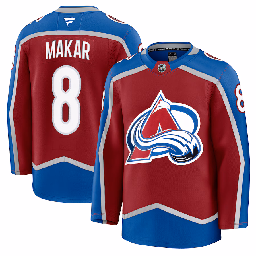 Men's Colorado Avalanche Cale Makar Fanatics Burgundy Home Premium Jersey - Jersey