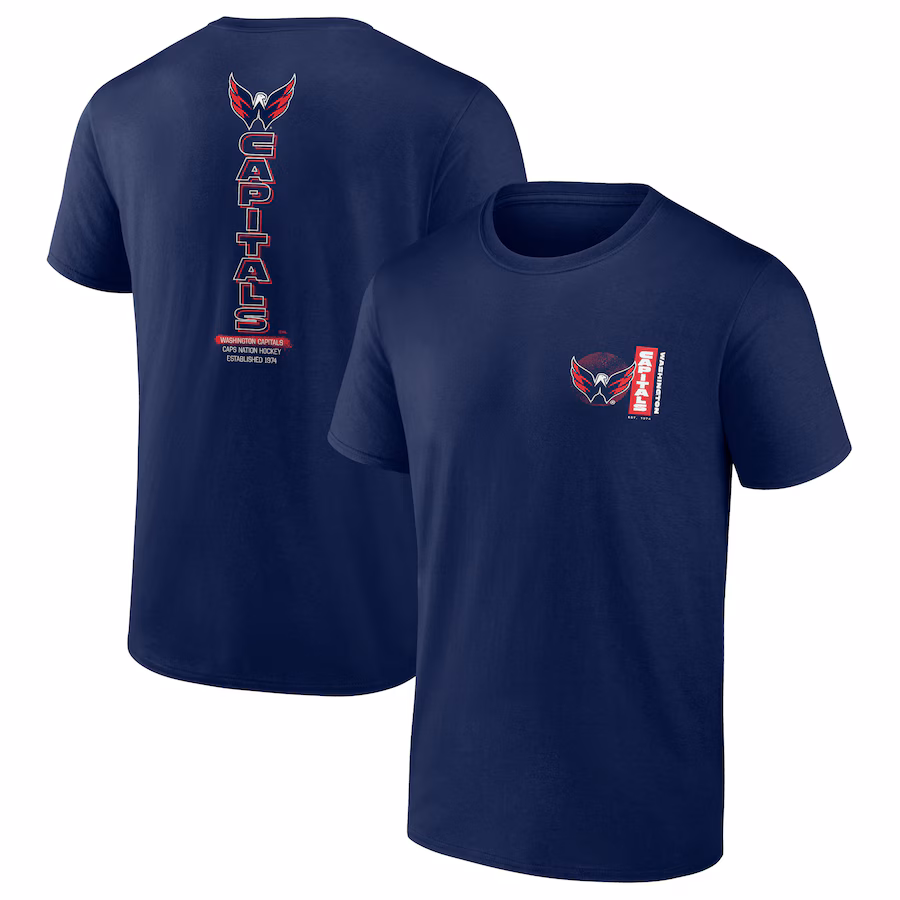Men's Washington Capitals Navy Revolution T-Shirt - Jersey