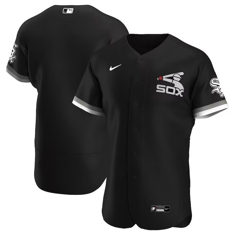 Men's Chicago White Sox Nike Black Alternate Authentic Team Jersey - Jersey