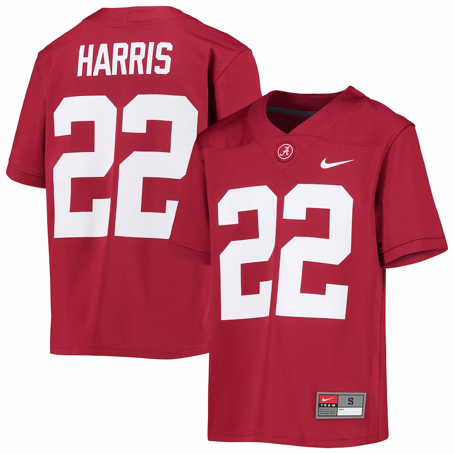 Najee Harris Alabama Crimson Tide Nike Youth Alumni Jersey - Crimson - Jersey