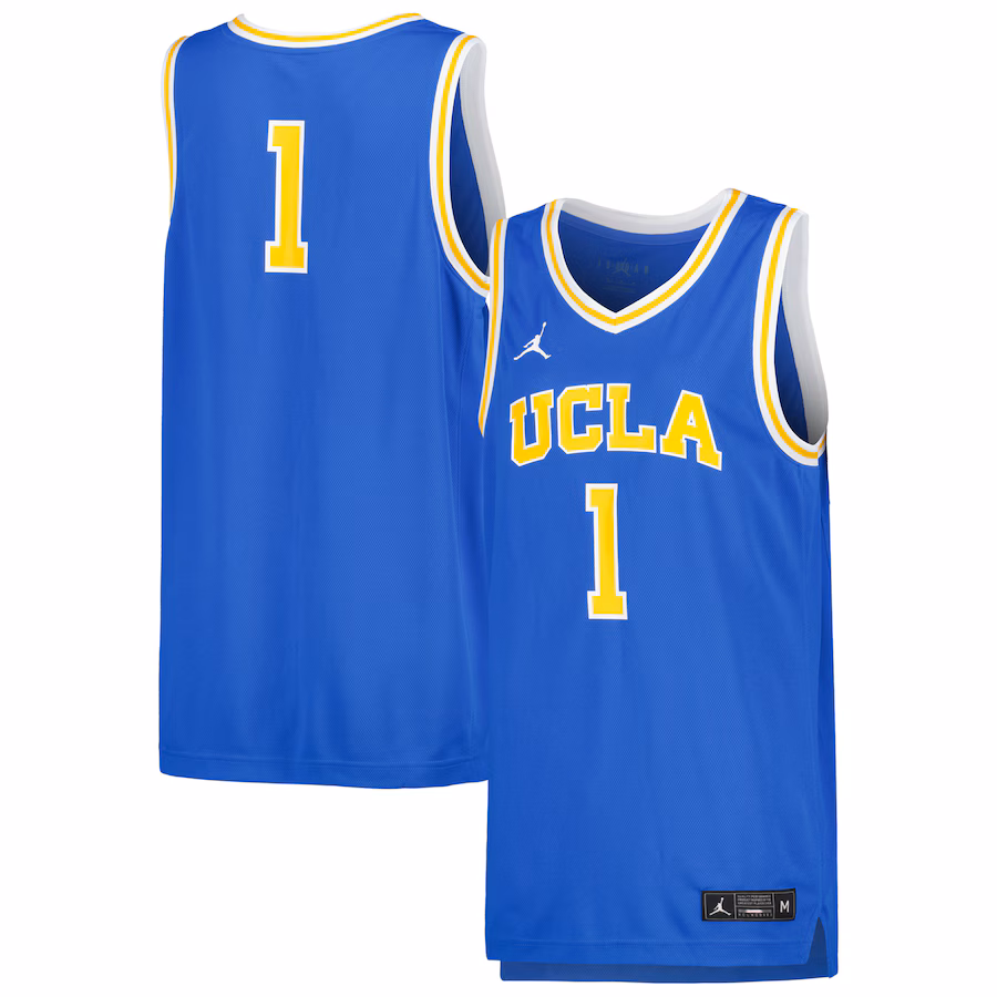 Unisex Jordan Brand #1 Blue UCLA Bruins Women's Basketball Replica Jersey - Jersey