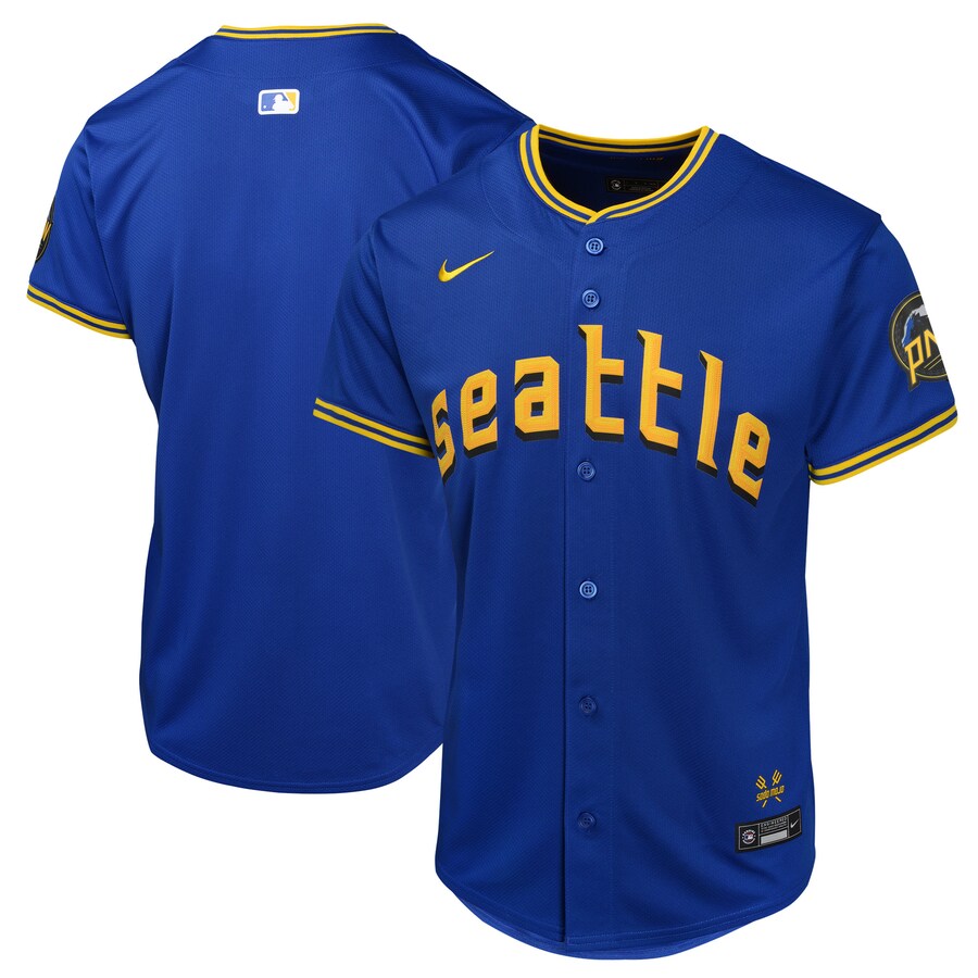 Youth Seattle Mariners  Nike Blue City Connect Limited Jersey - Jersey