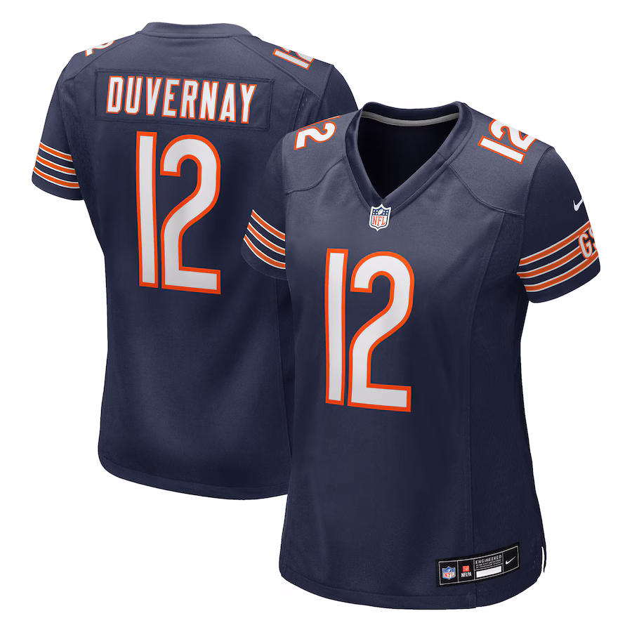 Women's Chicago Bears Devin Duvernay Nike Navy Team Game Jersey - Jersey