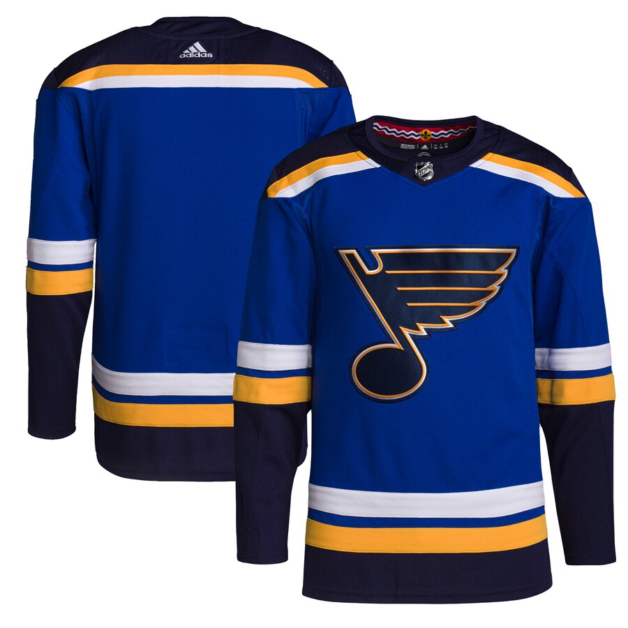 Men's St. Louis Blues adidas Royal Home Authentic Pro Jersey - Jersey