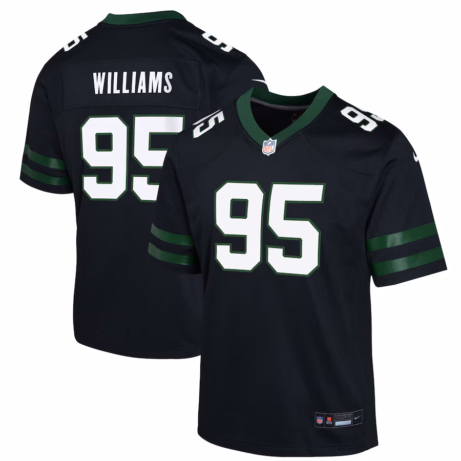 Youth New York Jets Quinnen Williams Nike Black Game Jersey - Jersey