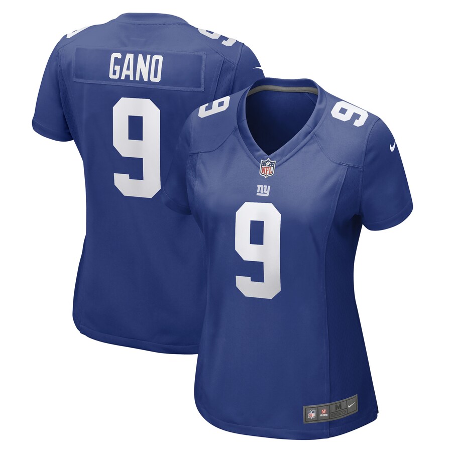 Women's New York Giants Graham Gano Nike Royal Team Game Player Jersey - Jersey