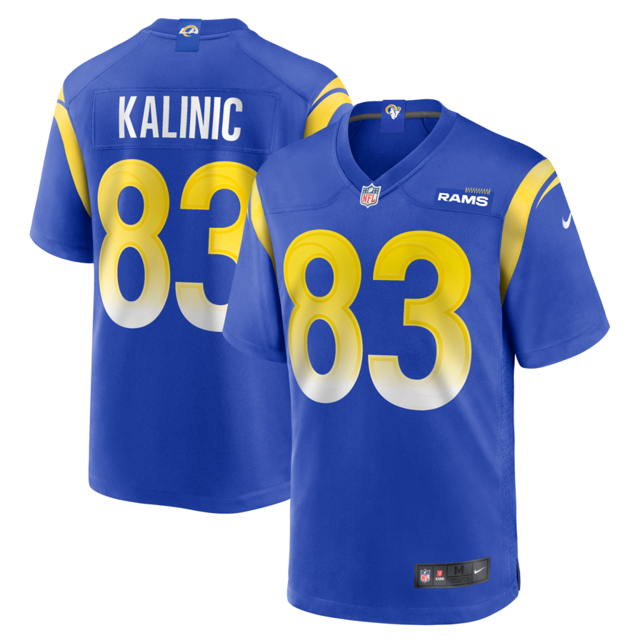Men's Los Angeles Rams Nikola Kalinic Nike Royal  Game Jersey - Jersey