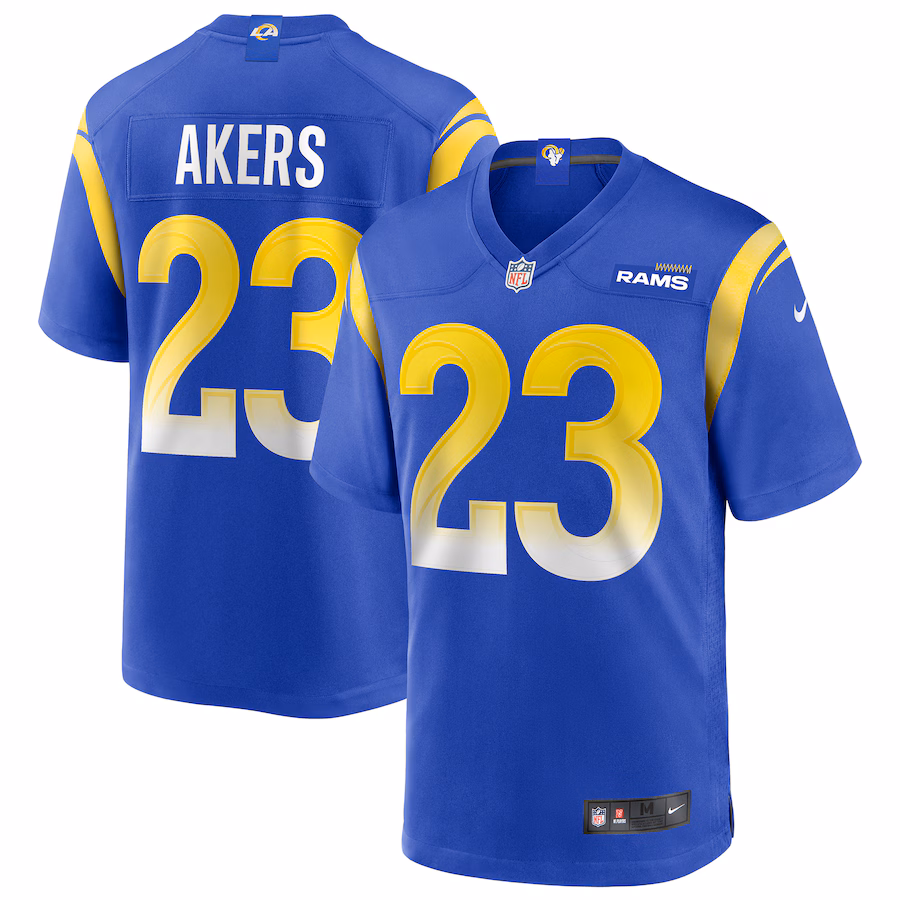 Men's Los Angeles Rams Cam Akers Nike Royal Game Player Jersey - Jersey