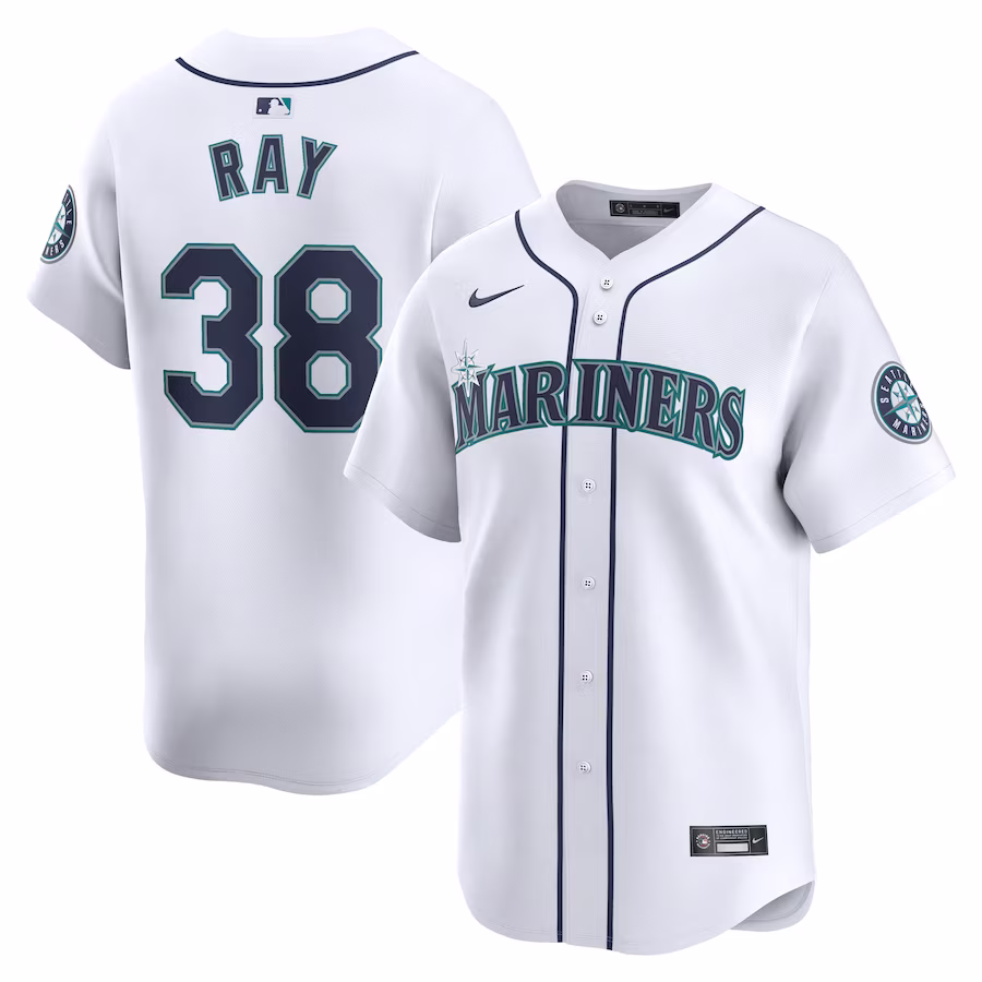Men's Seattle Mariners Robbie Ray Nike White Home Limited Player Jersey - Jersey