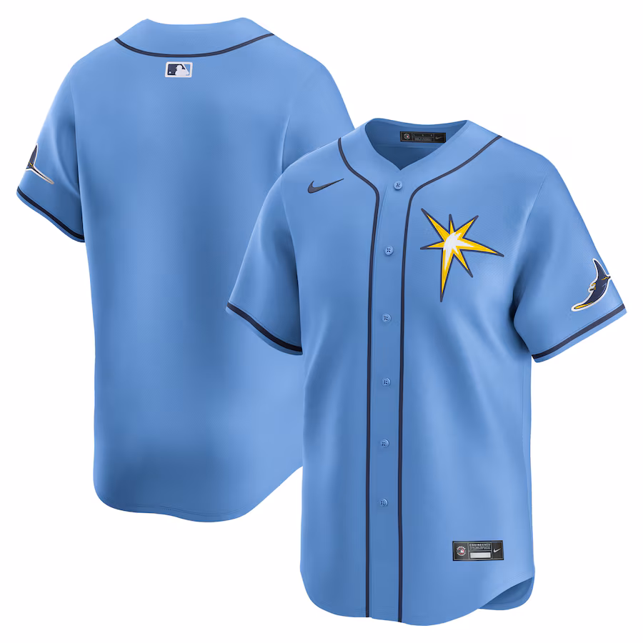 Men's Tampa Bay Rays  Nike Light Blue  Alternate Limited Jersey - Jersey