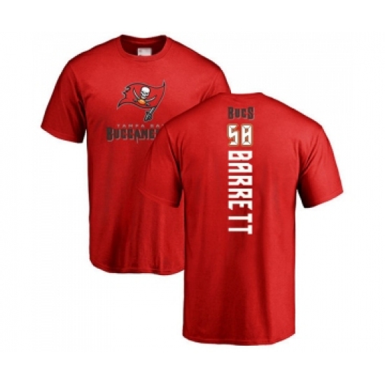 Football Tampa Bay Buccaneers #58 Shaquil Barrett Red Backer T-Shirt - Jersey