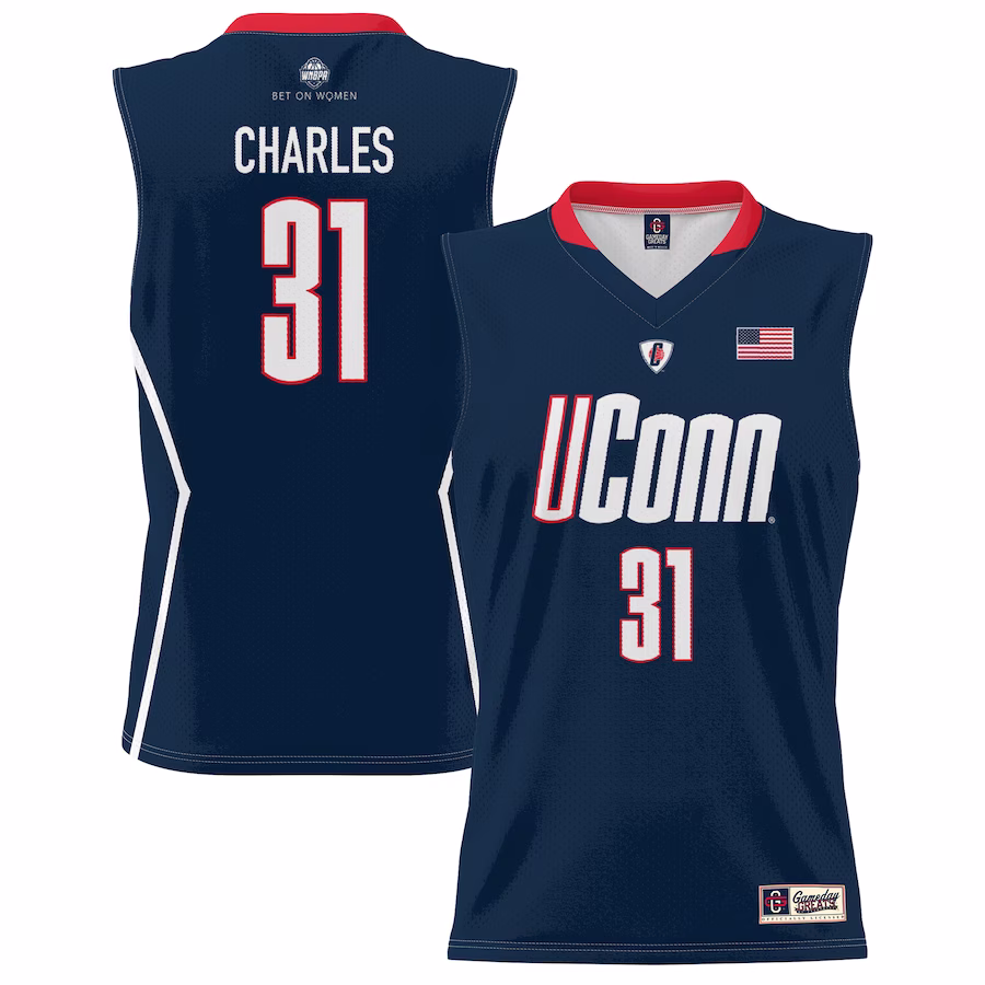 Tina Charles UConn Huskies GameDay Greats Youth Lightweight Basketball Alumni Jersey - Navy - Jersey