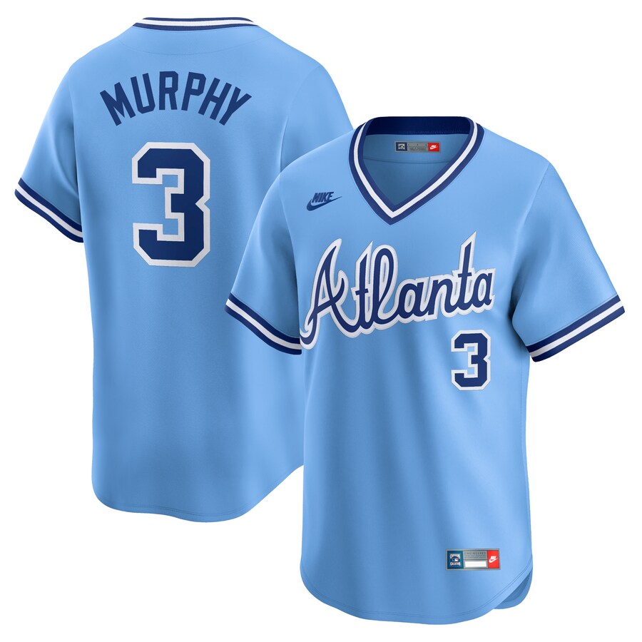 Women's Atlanta Braves Nike Royal Dale Murphy Throwback Cooperstown Limited Jersey - Jersey
