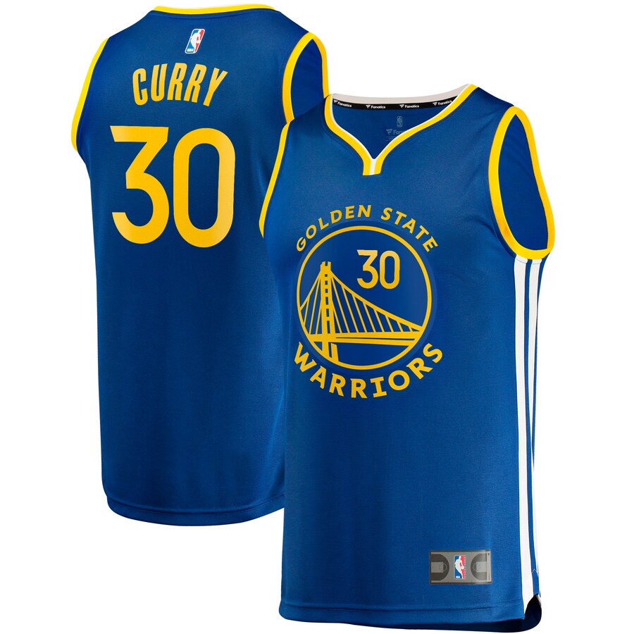 Men's Golden State Warriors Stephen Curry Fanatics Royal Big & Tall Fast Break Player Jersey - Icon Edition - Jersey
