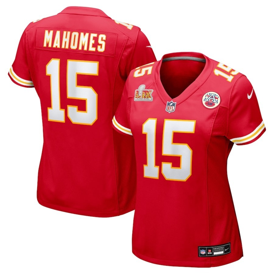 Women's Kansas City Chiefs Patrick Mahomes Nike Red Super Bowl LVIII Game Jersey - Jersey