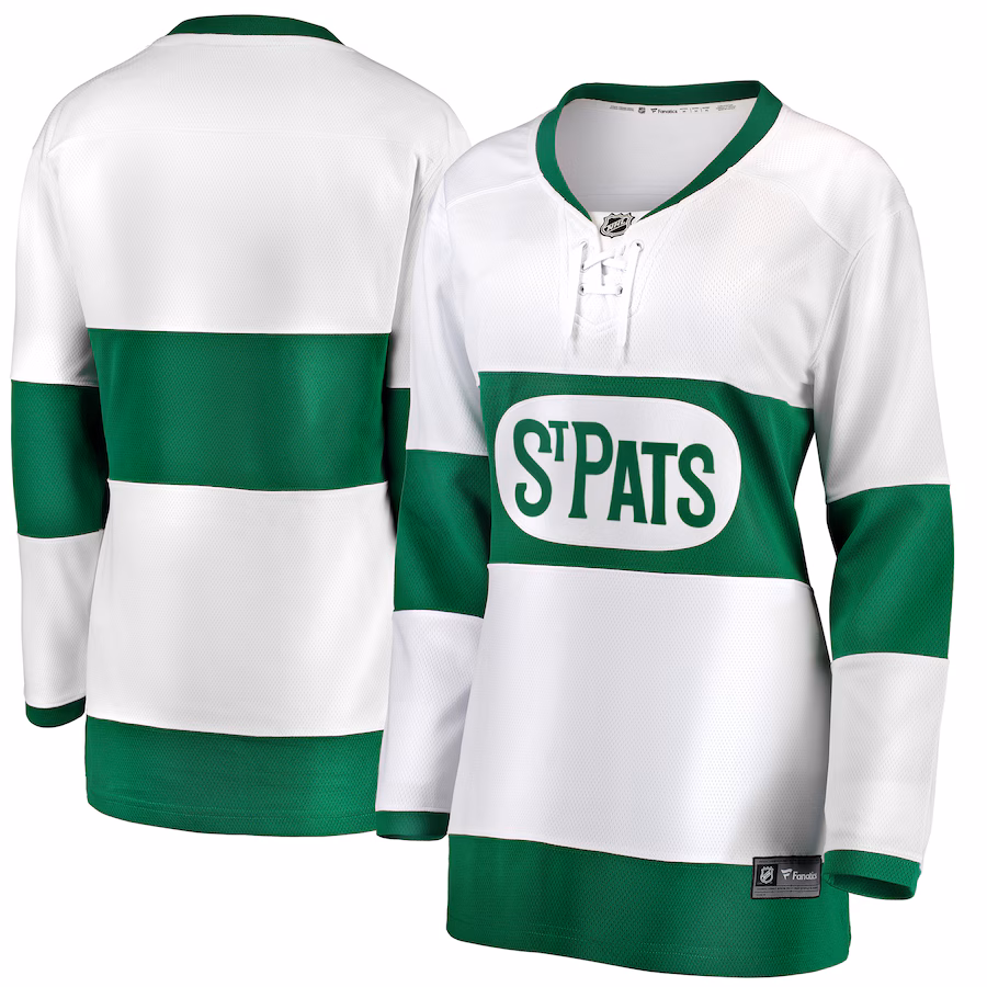 Women's Toronto St. Pats Fanatics White Premier Breakaway Jersey - Jersey