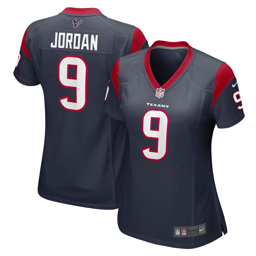 Women's Houston Texans Brevin Jordan Nike Navy Game Jersey - Jersey