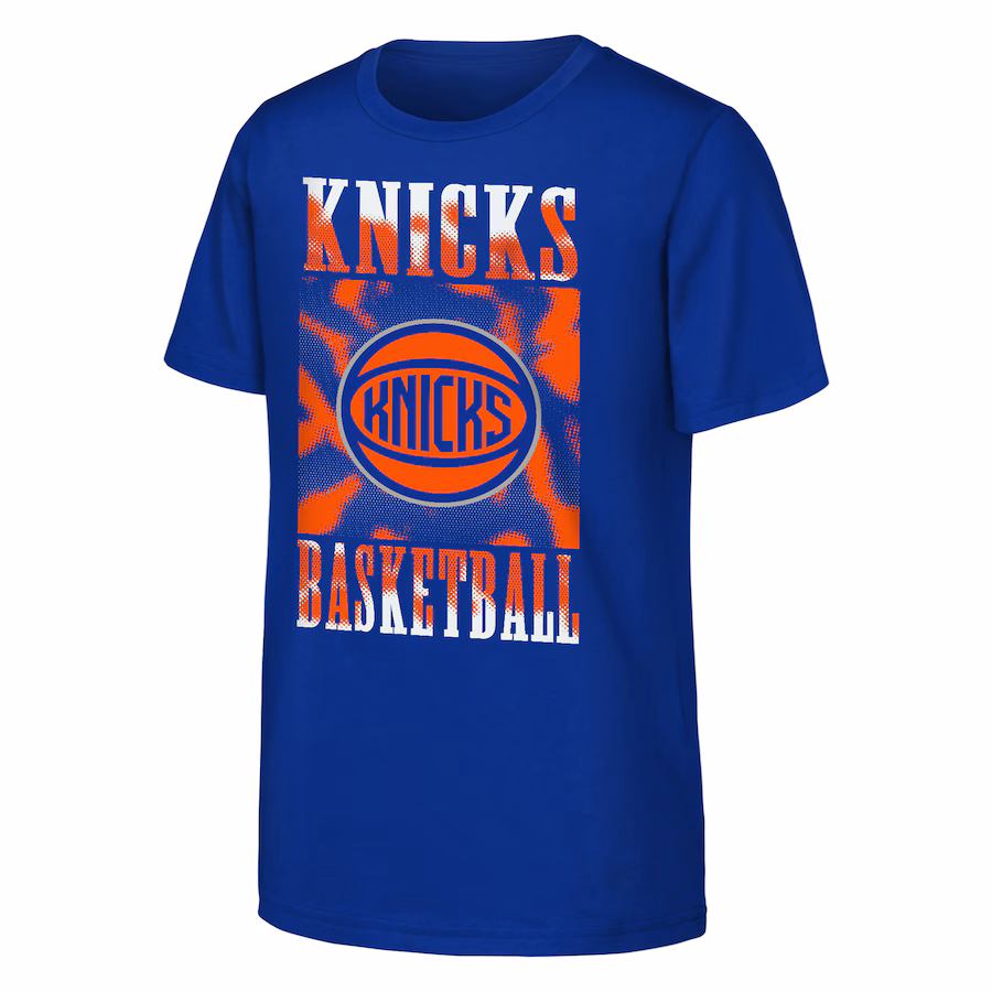 Youth New York Knicks  Blue Garage Hero T-Shirt - Jersey