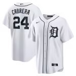 Men's Detroit Tigers Miguel Cabrera Nike White Home Replica Player Name Jersey - Jersey