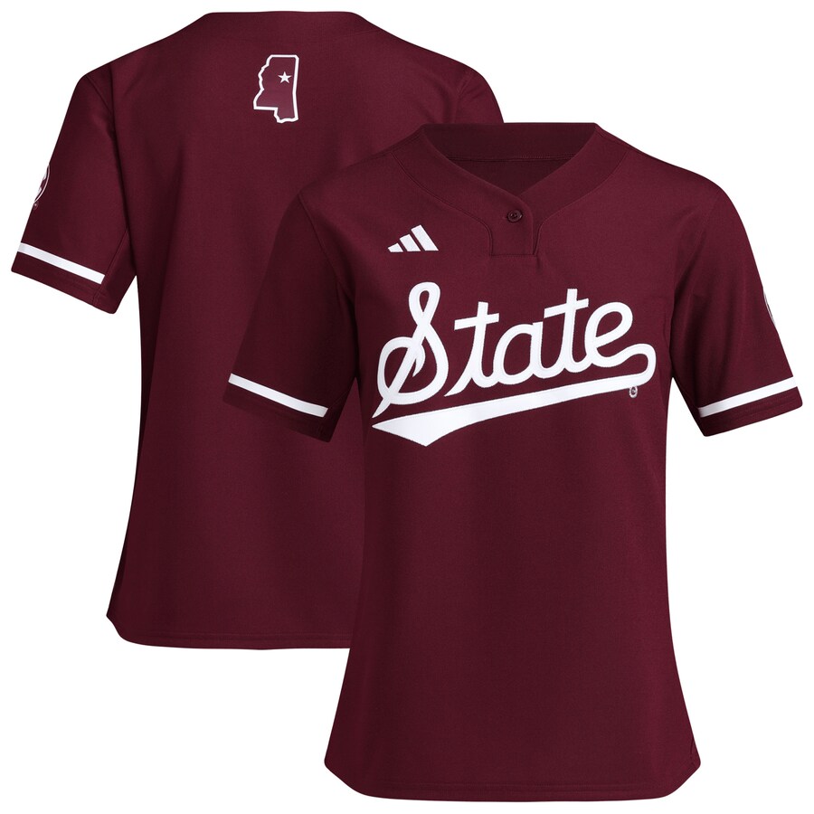 Women's adidas  Maroon Mississippi State Bulldogs Replica Softball Jersey - Jersey