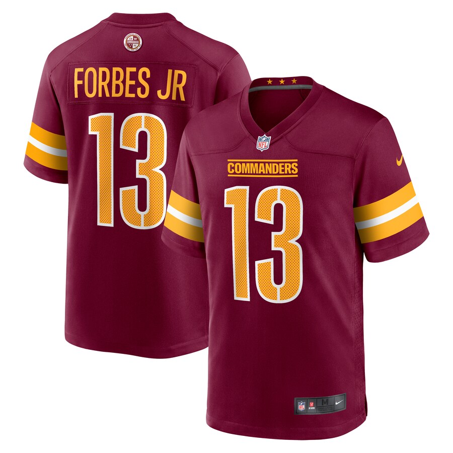 Men's Washington Commanders Emmanuel Forbes Jr. Nike Burgundy Game Jersey - Jersey