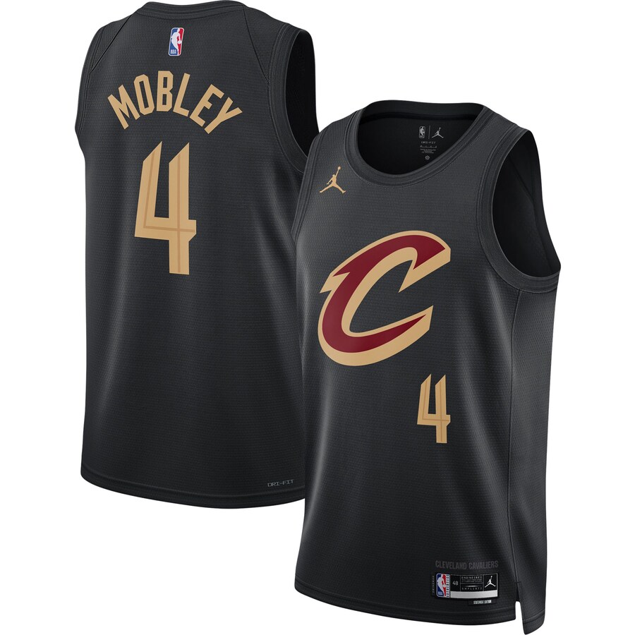 Unisex Cleveland Cavaliers Evan Mobley Jordan Brand Black Swingman Jersey - Statement Edition - Jersey
