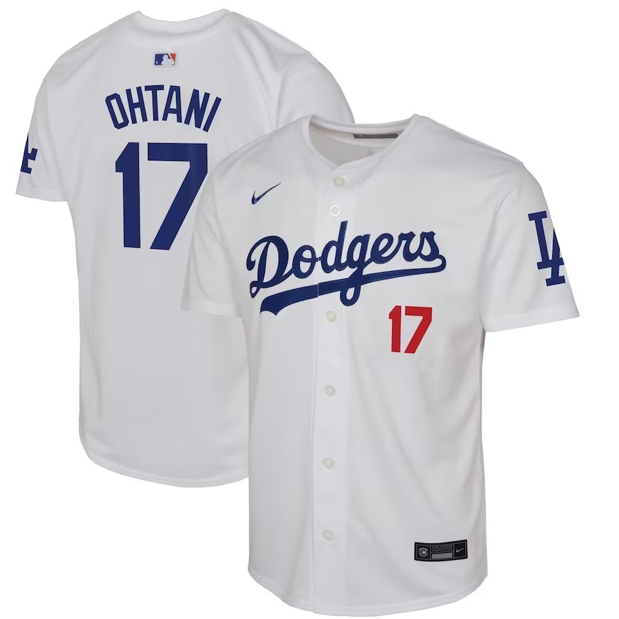 Youth Los Angeles Dodgers Shohei Ohtani Nike White Home Limited Player Jersey - Jersey