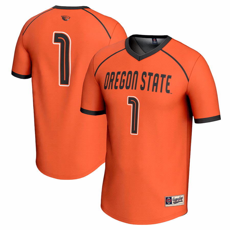 Unisex GameDay Greats #1 Orange Oregon State Beavers Women's Lacrosse Fashion Jersey - Jersey