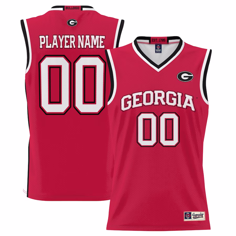 Georgia Bulldogs GameDay Greats Youth NIL Pick-A-Player Lightweight Basketball Jersey - Red - Jersey