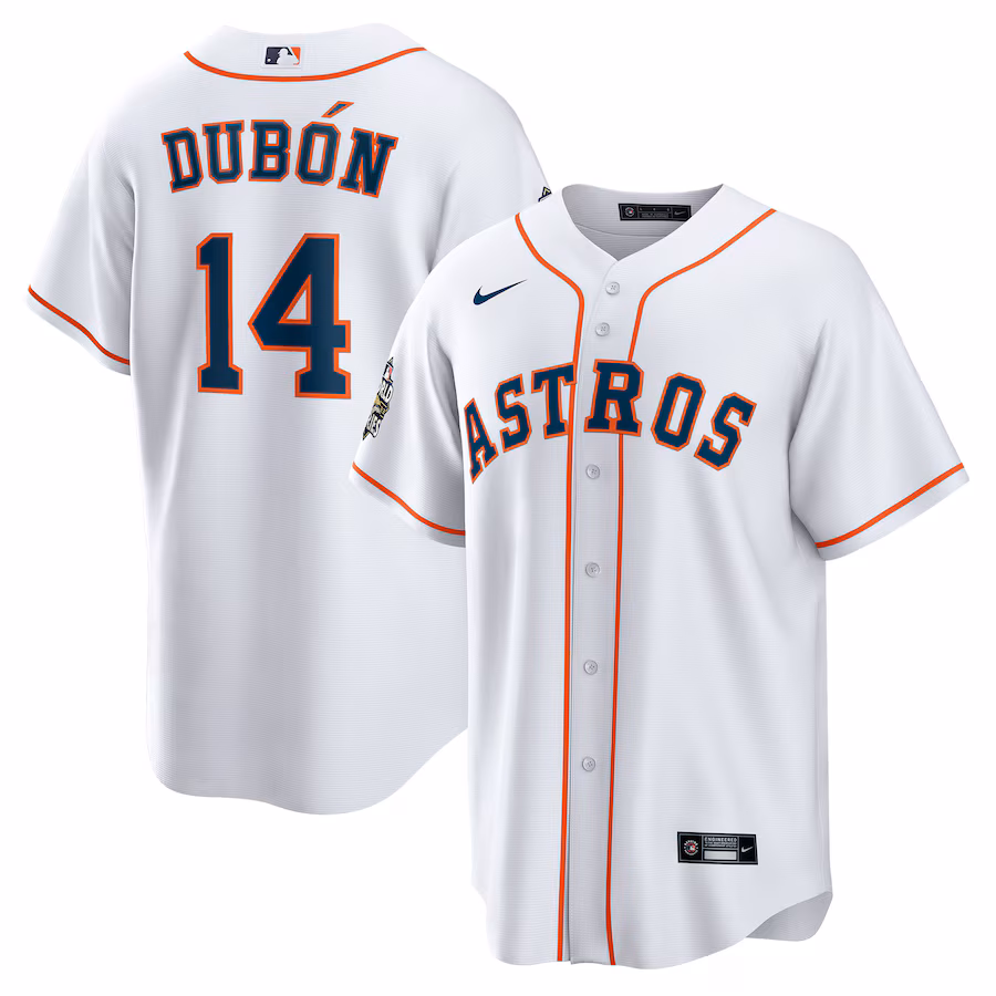 Men's Houston Astros Mauricio Dubón Nike White Home  Replica Player Jersey - Jersey