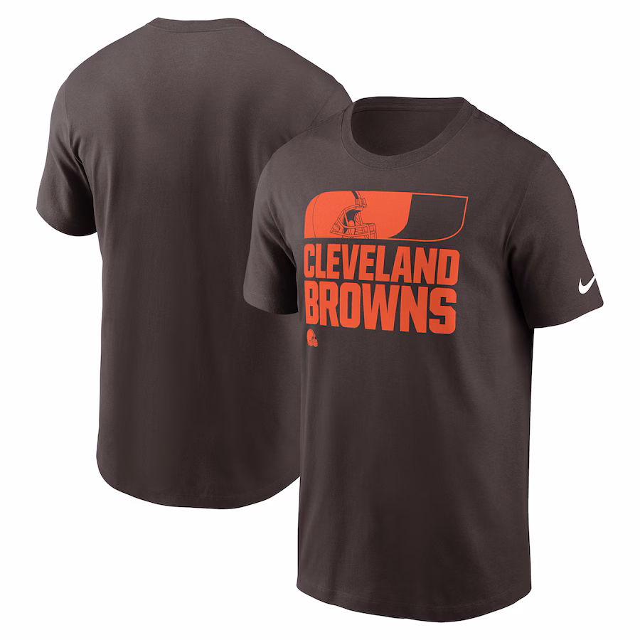Men's Cleveland Browns Nike Brown Air Essential T-Shirt - Jersey