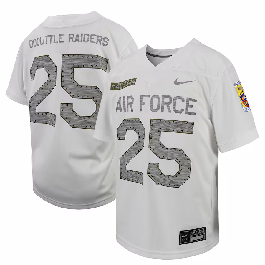 Youth Nike # White Air Force Falcons Football Game Jersey - Jersey