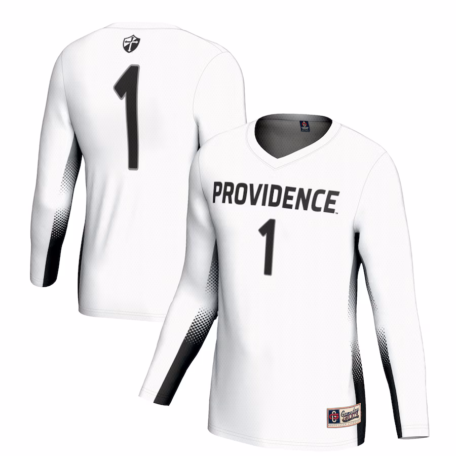 Unisex GameDay Greats #1 White Providence Friars Lightweight Volleyball Jersey - Jersey