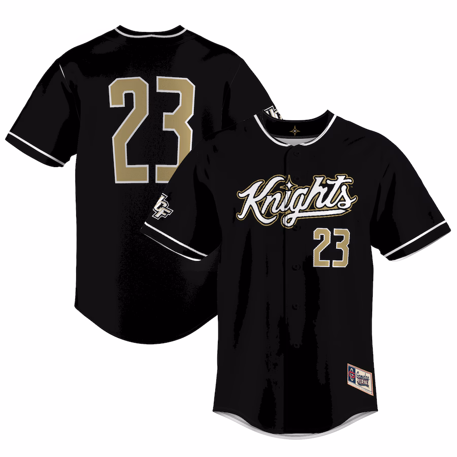 Unisex GameDay Greats #23 Black UCF Knights Lightweight Baseball Replica Jersey - Jersey
