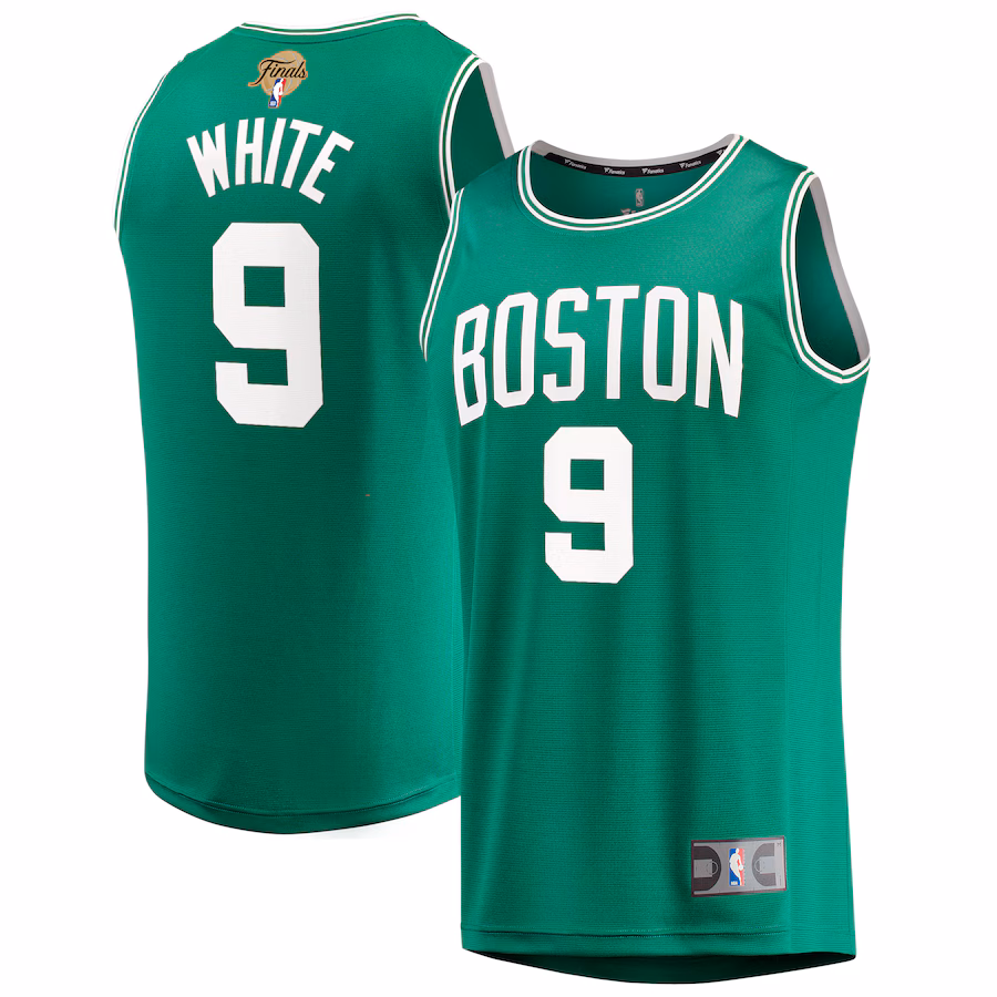 Youth Boston Celtics Derrick White Fanatics Kelly Green 2024 NBA Finals Fast Break Replica Player Jersey - Icon Edition - Jersey
