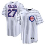 Men's Chicago Cubs Seiya Suzuki Nike White Home Replica Jersey - Jersey