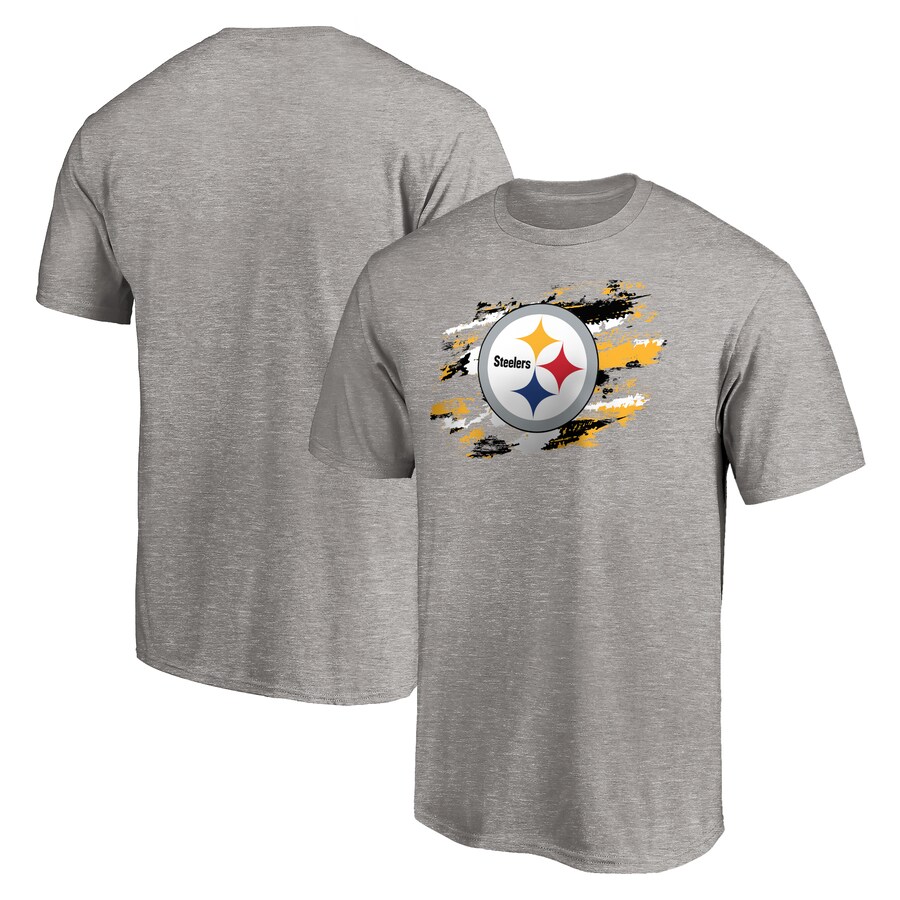 Men's Pittsburgh Steelers Heather Gray True Color T-Shirt - Jersey