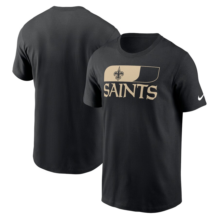 Men's New Orleans Saints Nike Black Air Essential T-Shirt - Jersey