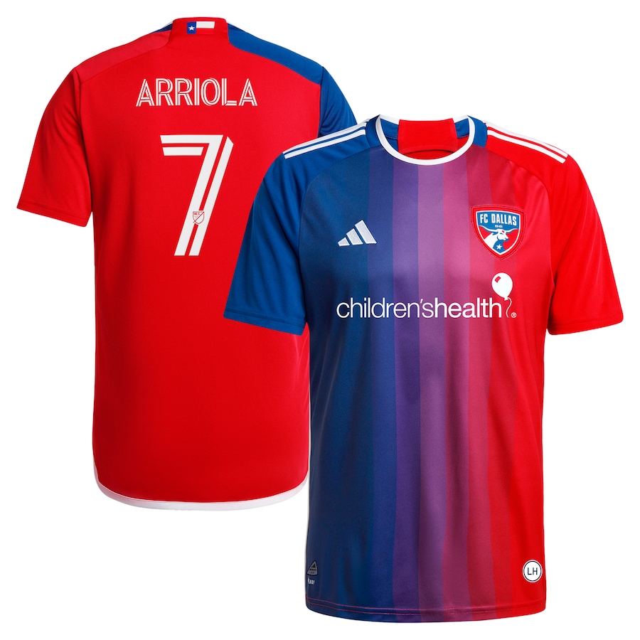 Men's FC Dallas Paul Arriola adidas Navy 2024 After Burner Replica Player Jersey - Jersey