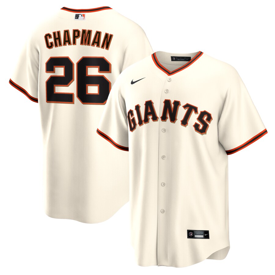Men's San Francisco Giants Matt Chapman Nike Cream Home Replica Jersey - Jersey