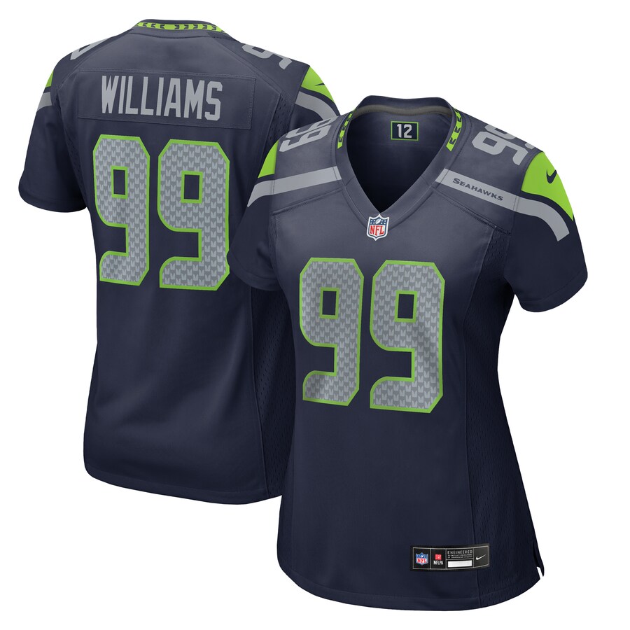 Women's Seattle Seahawks Leonard Williams Nike College Navy  Game Jersey - Jersey