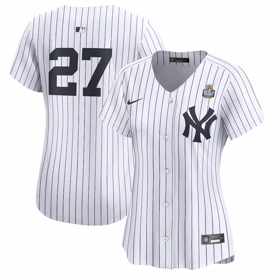 Women's New York Yankees Giancarlo Stanton Nike White 2024 World Series Limited Player Jersey - Jersey