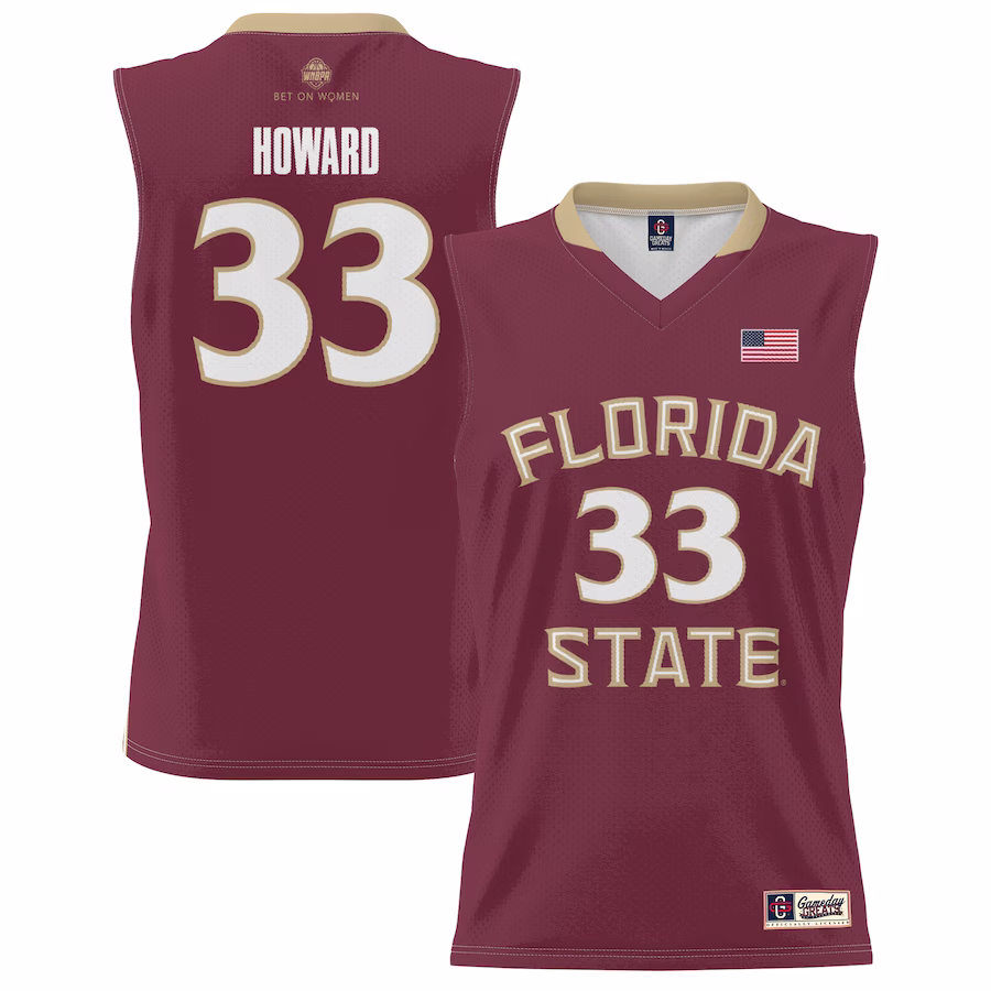 Erin Howard Florida State Seminoles GameDay Greats Unisex Lightweight Basketball Alumni Jersey - Garnet - Jersey