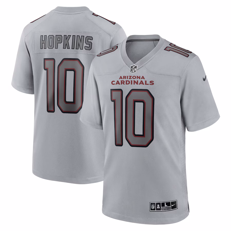 Men's Arizona Cardinals DeAndre Hopkins Nike Gray Atmosphere Fashion Game Jersey - Jersey