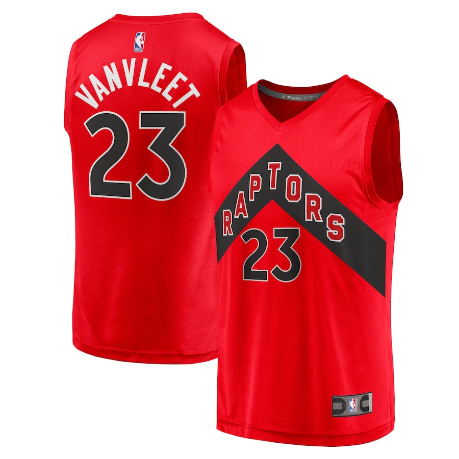 Men's Toronto Raptors Fred VanVleet Fanatics Red Fast Break Replica Jersey - Icon Edition - Jersey