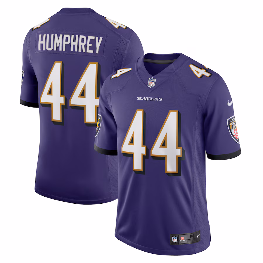 Men's Baltimore Ravens Marlon Humphrey Nike Purple Vapor Limited Jersey - Jersey